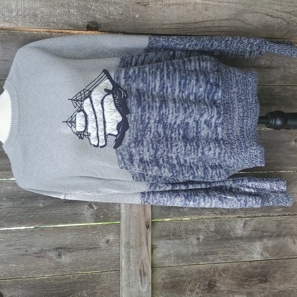 Gant by Michael Bastain Ocean Academy Sailboat Sweater 2XL 100% Cotton